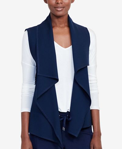Lauren Ralph Lauren Quilted Open-Front Vest