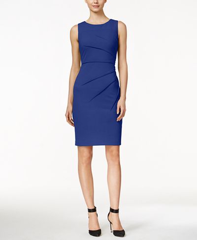Calvin Klein Sunburst Sheath Dress - Dresses - Women - Macy's