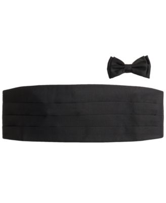 hugo boss bow tie cummerbund set