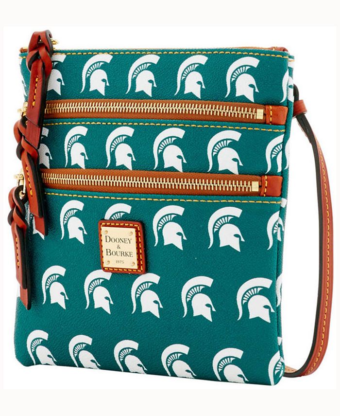 Dooney & Bourke Michigan State Spartans TripleZip Crossbody Bag Macy's