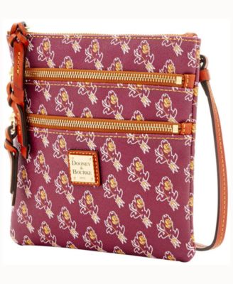 Dooney & Bourke Arizona State Sun Devils Triple-Zip Crossbody Bag