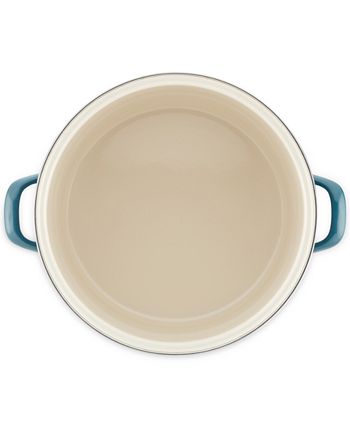 Rachael Ray 12 qt Enamel Covered Stockpot, Marine Blue