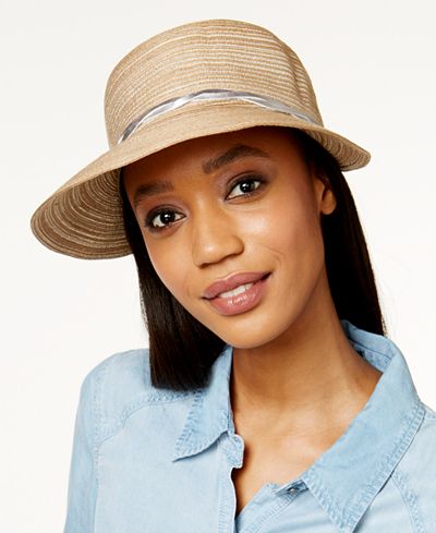 August Hats Metallic-Band Sun Hat
