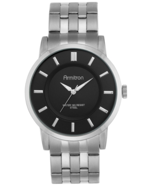 UPC 086702542314 product image for Armitron Men's Stainless Steel Bracelet Watch 42mm 20-4962BKSV | upcitemdb.com