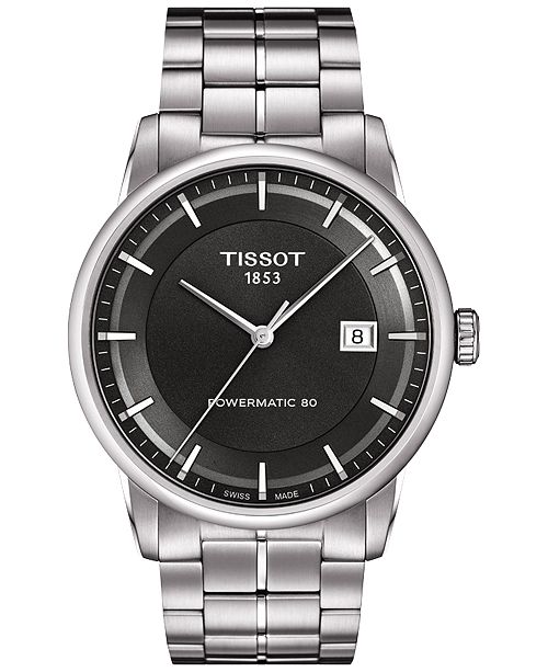 tissot men's luxury powermatic 80