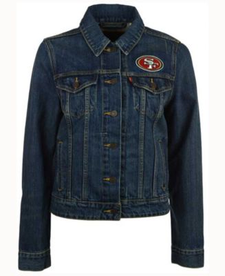 San Francisco 49ers Levi's Sports Denim Trucker Jacket - Blue
