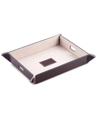 Leather Valet &amp; Charging Station