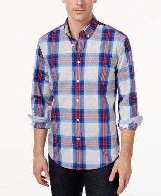 Tommy Hilfiger - Men's Copeland Poplin Plaid Shirt