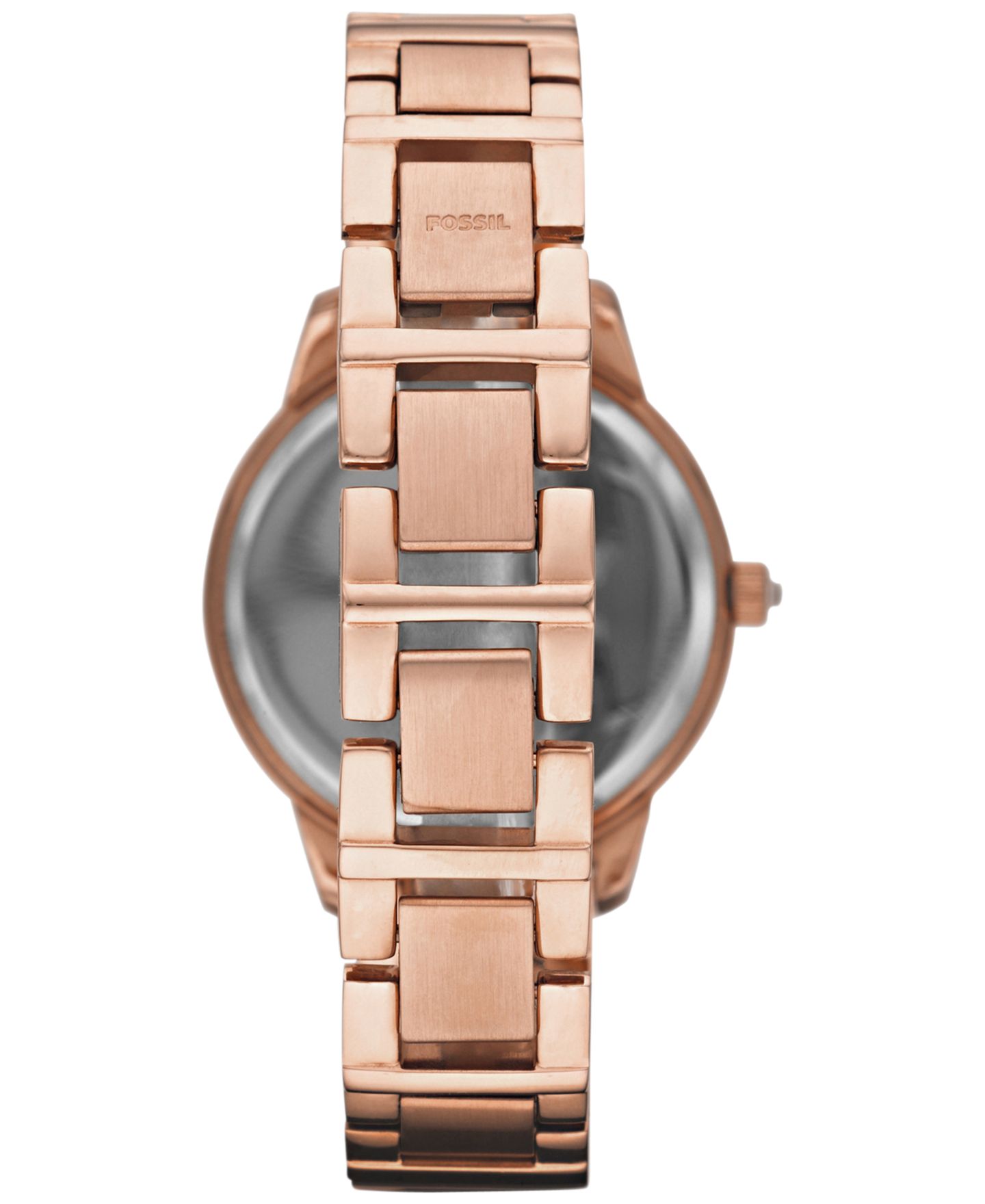 Женские часы Fossil Jesse Rose Gold-Tone Stainless Steel Bracelet Watch 34mm ES3020 — фото 3