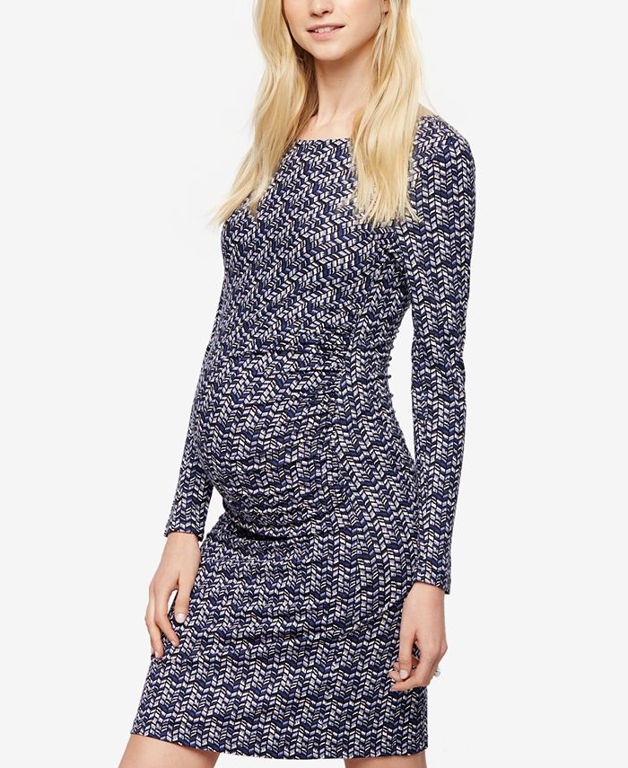 Seraphine Maternity Ruched Sheath Dress Macy's