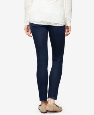 Jeans Capri Maternity Attitude Unknown Taille L Délavé Patte D'eph - Occasion Très Bon état