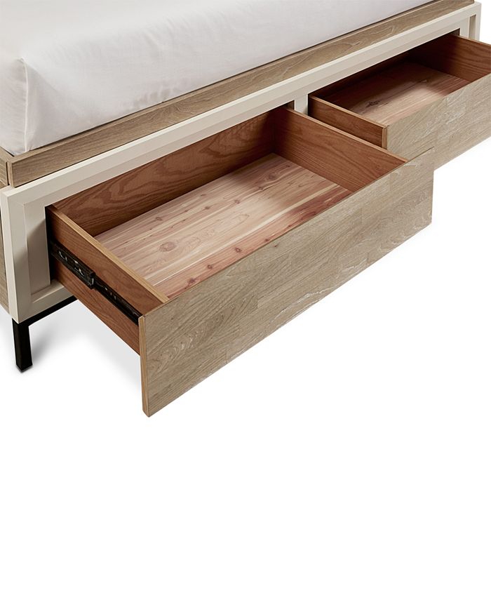 Furniture Avery Storage King Platform Bed Macy's