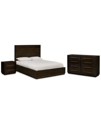 Furniture Cambridge Storage Platform Bedroom Furniture, 3-Pc. Set (Queen Bed, Dresser & Nightstand), Created for Macy's