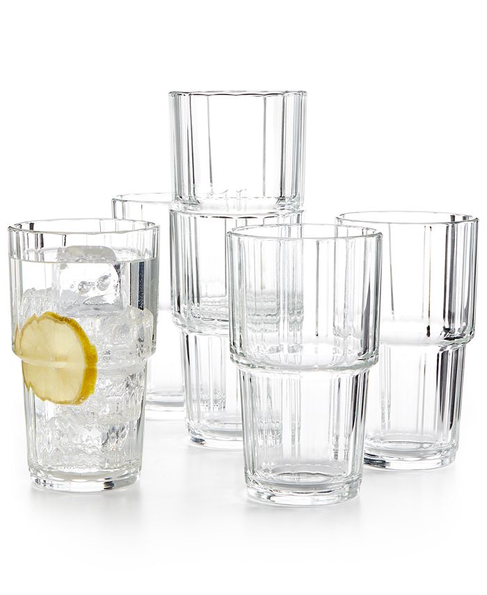 Martha Stewart Collection 30-Pc. Glassware Set, Created for Macy's - Macy's