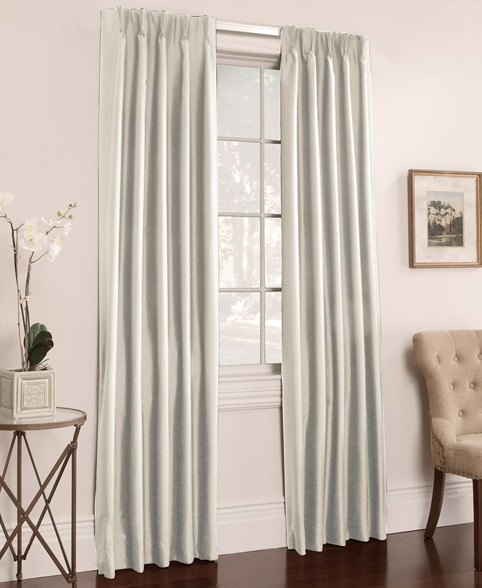 Miller Curtains Buckingham Antique Satin Pair of Window Panels and ...