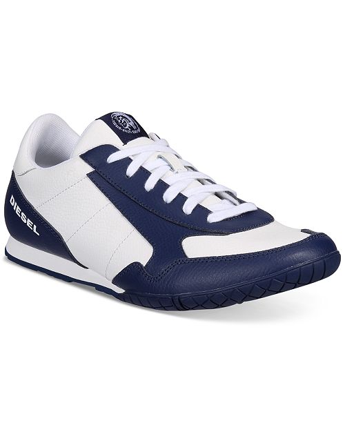 Diesel Men S Claw Action S Toclaw Leather Sneakers Reviews All Men S Shoes Men Macy S