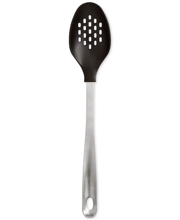 Martha Stewart Collection Stainless Steel Nylon Slotted Spoon