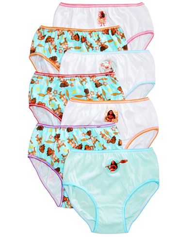 Handcraft 7-Pk. Moana Underwear, Little Girls (2T-6X) & Big Girls (7-16)