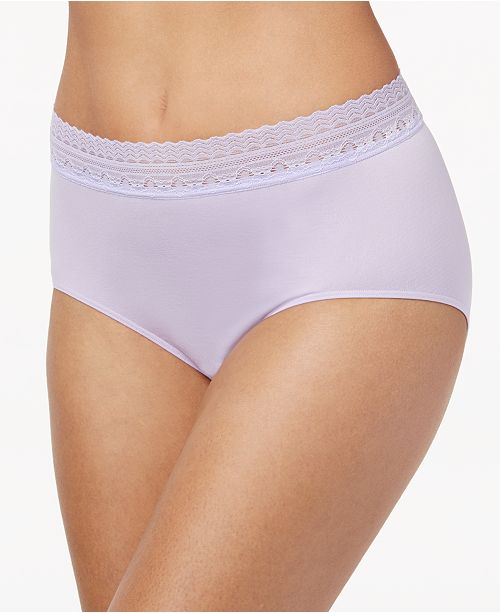 Bali Comfort Revolution Lace Brief Underwear 803J & Reviews Bras