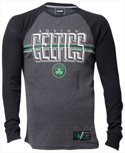 Unk Men's Boston Celtics Co-Captain Thermal Long Sleeve T-Shirt
