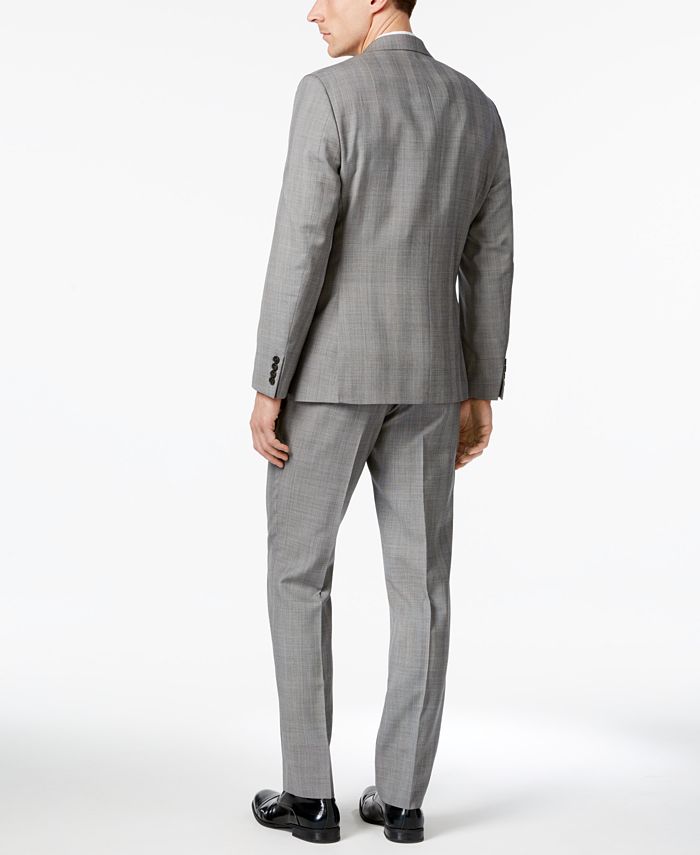 Lauren Ralph Lauren Men's Big & Tall Classic-Fit Total Stretch Gray ...