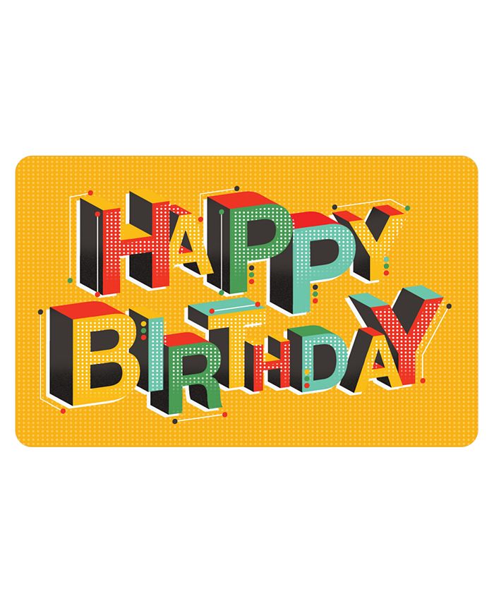 Macy's Happy Birthday Gift Card with Greeting Card Macy's