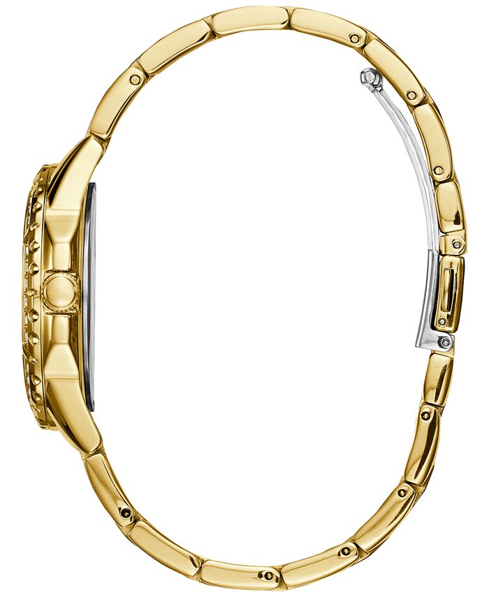 GUESS Women's Gold-Tone Stainless Steel Bracelet Watch 36mm U0779L2 ...