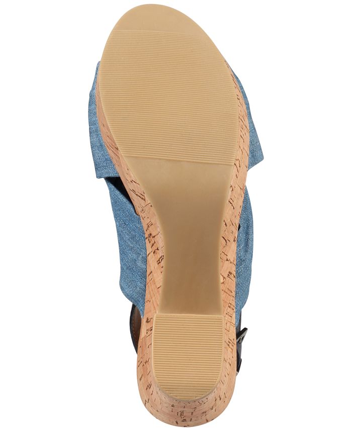 Kenneth Cole Reaction Tole Booth Platform Slingback Sandals - Macy's