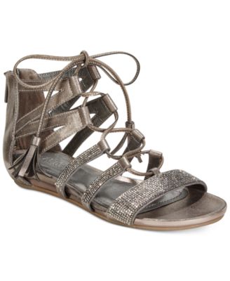 Kenneth Cole Reaction Women s Lost Look 2 Lace Up Gladiator Sandals Macy s