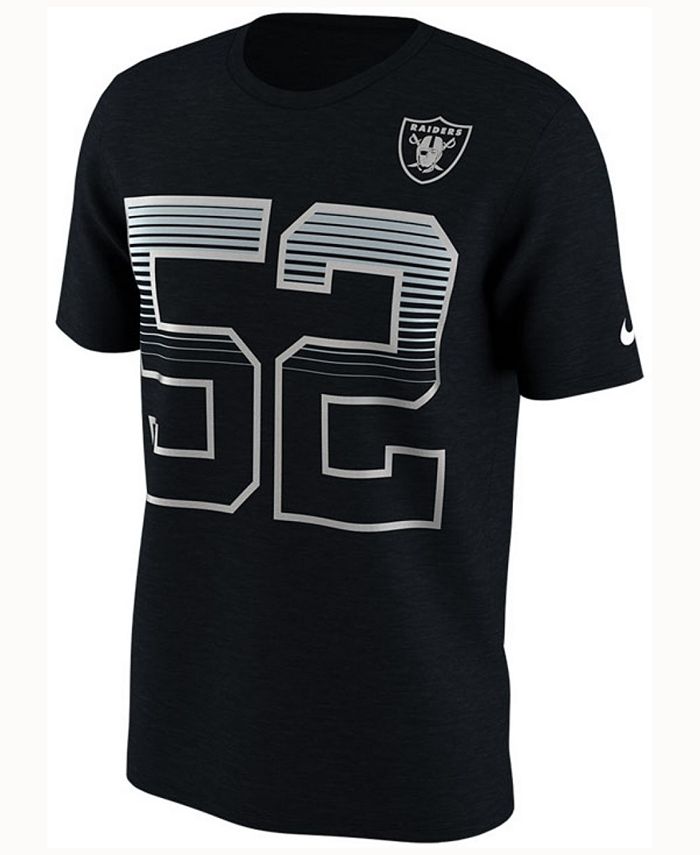 Nike Men's Khalil Mack Oakland Raiders Pride Modern 1.0 T-Shirt - Macy's