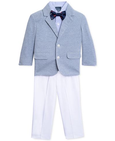 Nautica 4-Pc. Suit Set, Baby Boys (0-24 months) - Suits & Dress Shirts