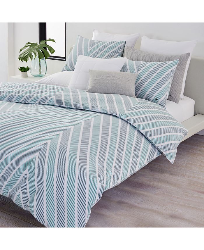 Lacoste Home CLOSEOUT! Bandol Cotton Twin/Twin XL Duvet Cover Set Macy's