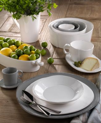 Vietri Lastra Dinnerware Collection In Gray