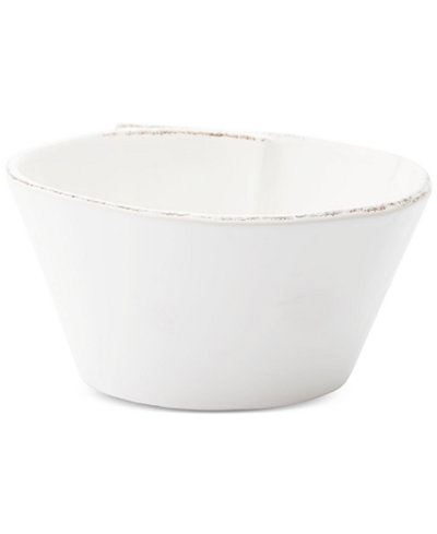 VIETRI Lastra White Collection Stacking Cereal Bowl