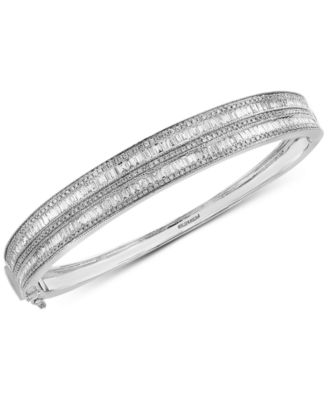 EFFY Collection - Diamond Bangle Bracelet (2-1/3 ct. t.w.) in 14k White Gold