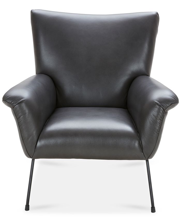 Furniture LIMITED AVAILABILITY Jenelle Leather Accent Chair Macy s
