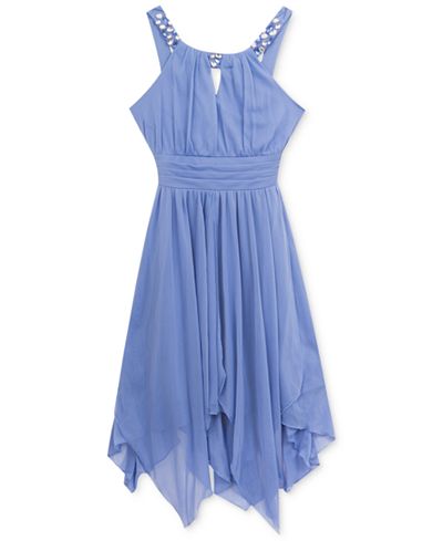 Rare Editions Embellished U-Neck Dress, Big Girls (7-16)