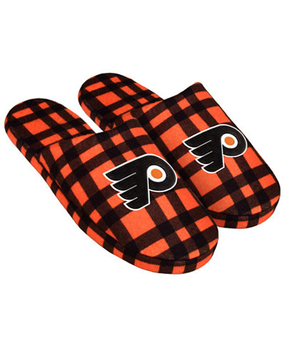 Forever Collectibles Philadelphia Flyers Flannel Slide Slippers
