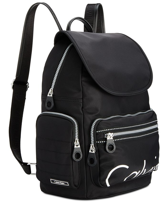 Calvin Klein Nylon Signature Backpack Macy's