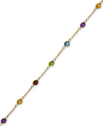 EFFY Collection - Multi-Gemstone Link Bracelet (2-1/2 ct. t.w.) in 14k Gold