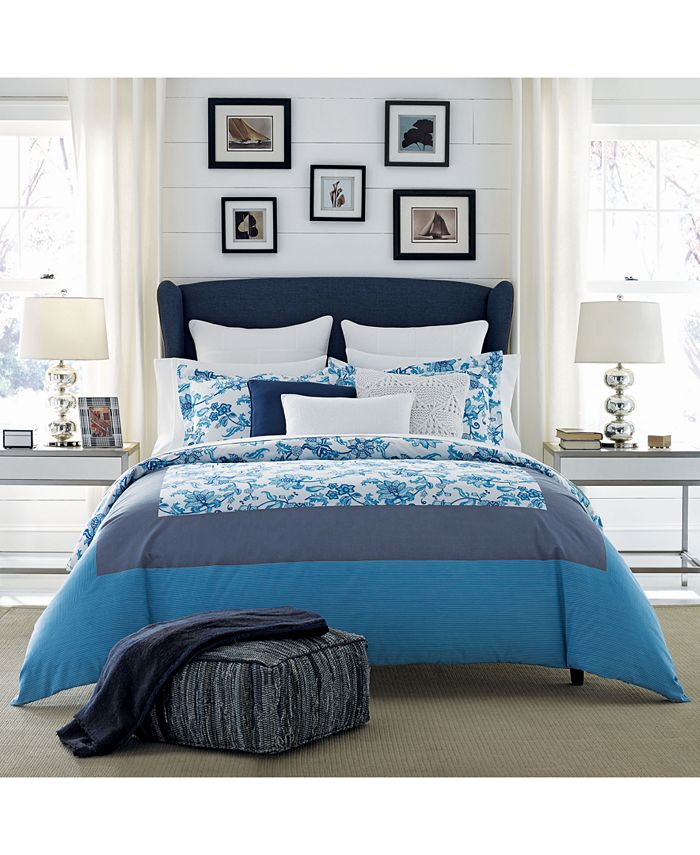 Tommy Hilfiger CLOSEOUT! Camden Reversible Floral Full/Queen Comforter