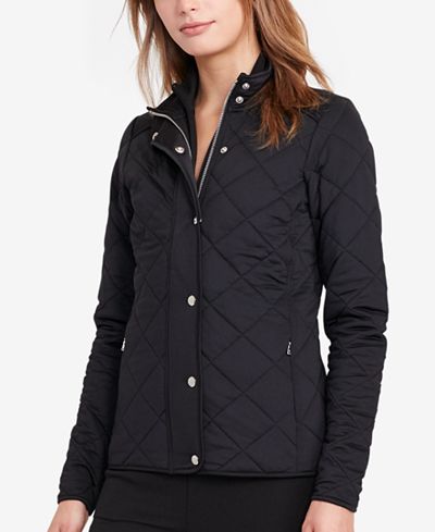 lauren ralph quilted jacket jackets macy macys