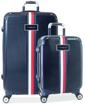 tommy hilfiger hard shell suitcase