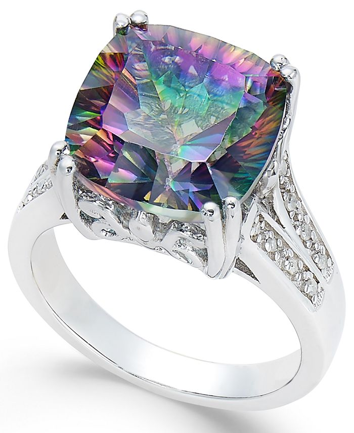 Macy's mystic sales topaz ring