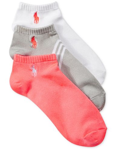 Polo Ralph Lauren Women's 3-Pk. Diagonal Stripe Socks