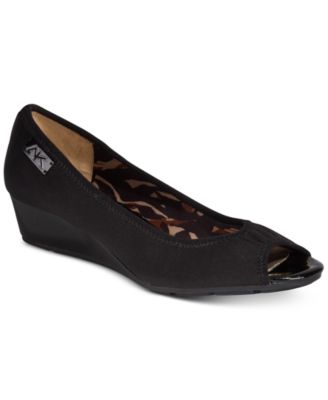 Anne klein fashion wedge shoes macys