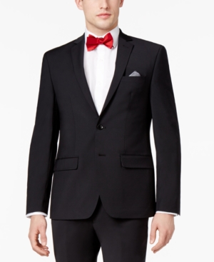 Bar Iii Men's Skinny Fit Stretch Wrinkle-Resistant Wool Suit Jacket Created for Macy's