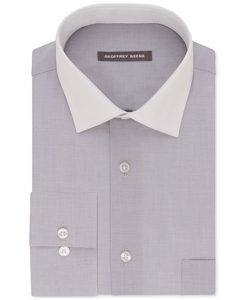 Geoffrey Beene Men S Classic Fit Wrinkle Free Aloe Wash Dress