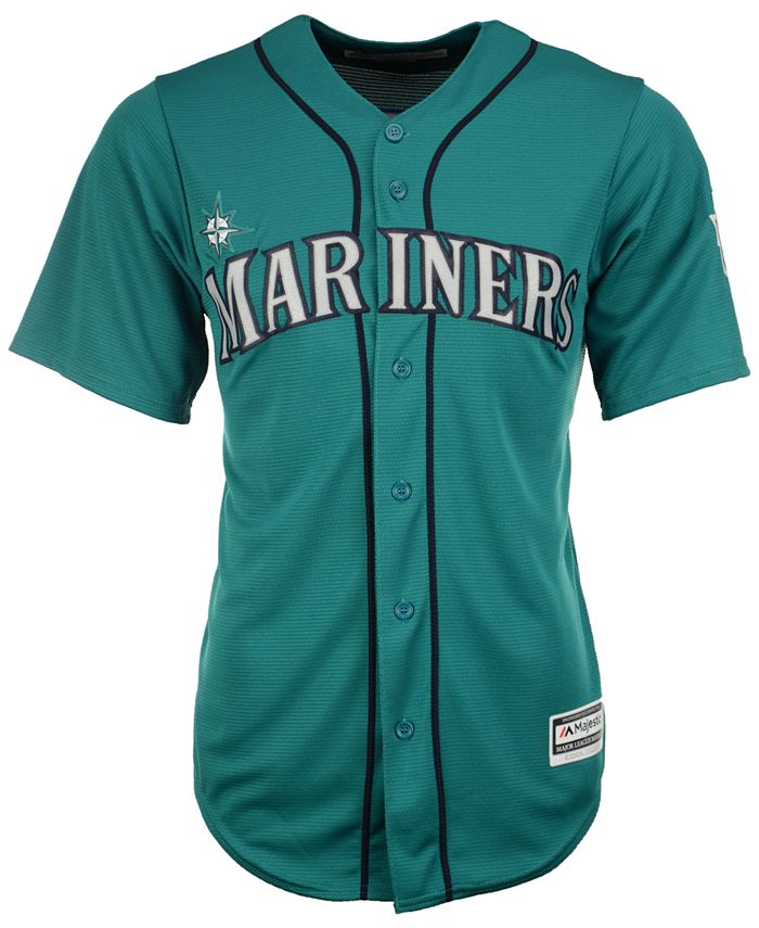 Men's Seattle Mariners Majestic Navy Official Cool Base Jersey