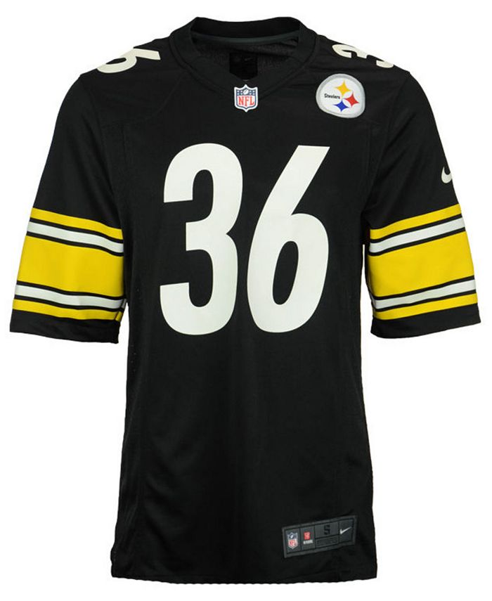 Mitchell & Ness Jerome Bettis Pittsburgh Steelers Black Retired Player Name Number Long Sleeve Top Size: Small